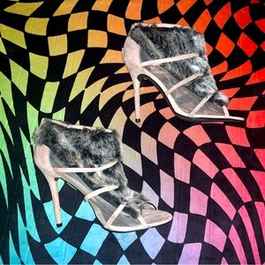 *SOLD* Faux Fur Heels